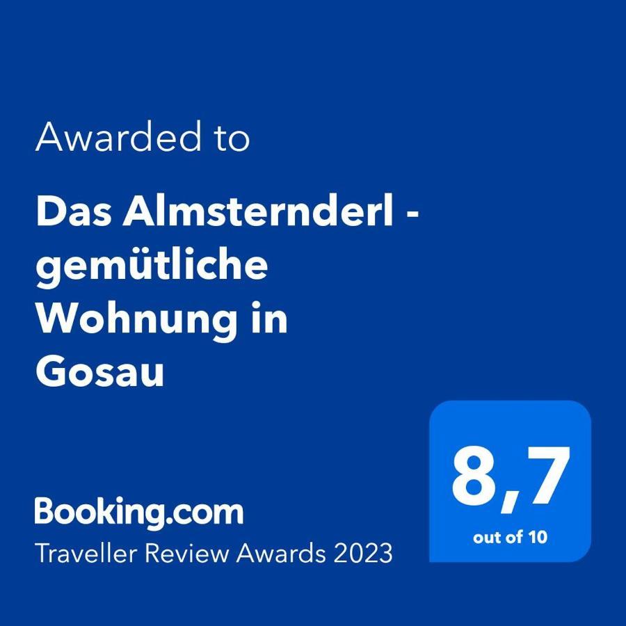 Das Almsternderl - Gemuetliche Wohnung In Gosau Eksteriør billede